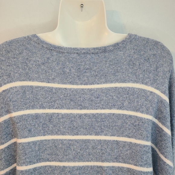 Vero Moda Doffy Curve Stripe Long Sleeve Recycle Blend Sweater Dress 4X NWT - Picture 8 of 15